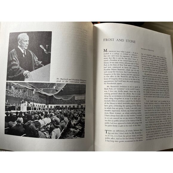 Vtg 1963 Amherst College The Presidential Convocation and Ground Breaking - Picture 9 of 10